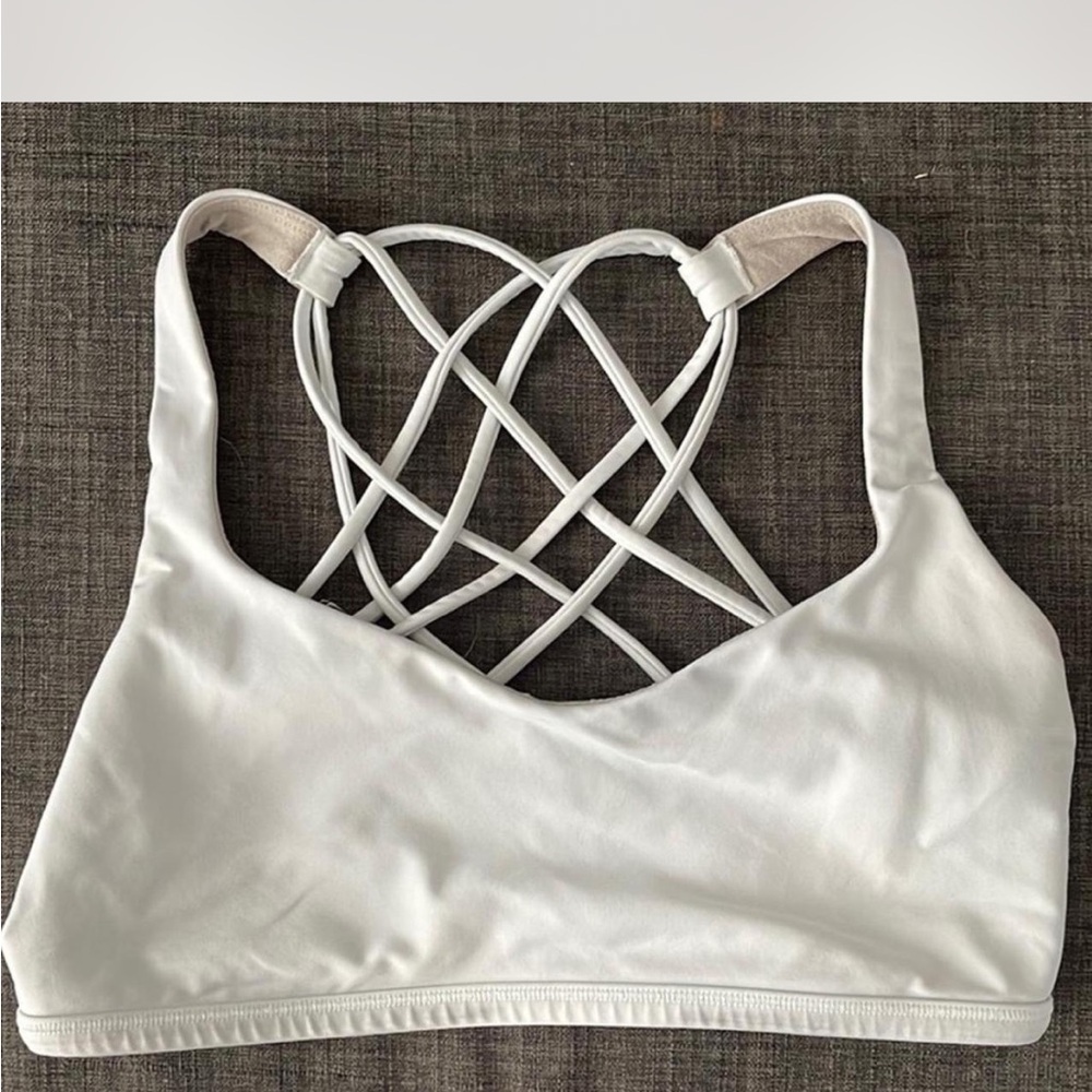 White Strappy Women's Bralette